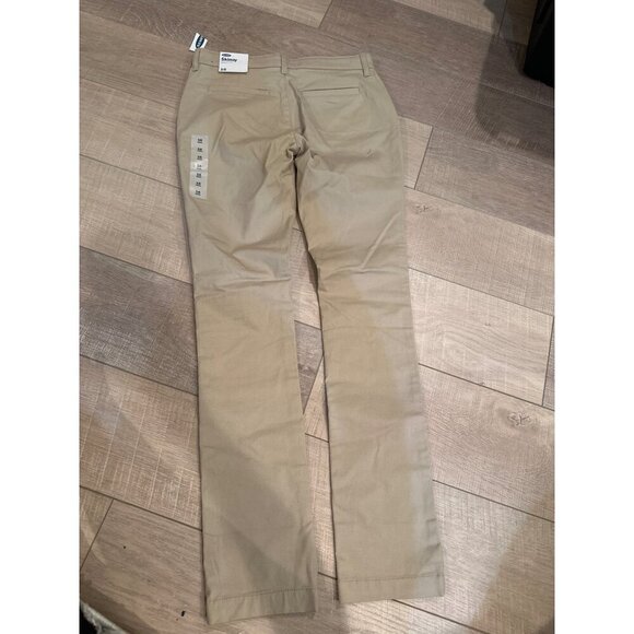 Old Navy Skinny Fit Khaki Pants Size 16 Beige Stretch Cotton Blend Youth Girls - Picture 8 of 8